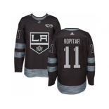 Los Angeles Kings #11 Anze Kopitar Black 1917-2017 100th Anniversary Stitched NHL Jersey