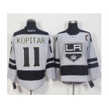 Los Angeles Kings #11 Anze Kopitar Gray Alternate Stitched NHL Jersey