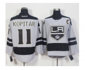 Los Angeles Kings #11 Anze Kopitar Gray Alternate Stitched NHL Jersey