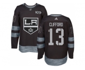 Los Angeles Kings #13 Kyle Clifford Black 1917-2017 100th Anniversary Stitched NHL Jersey