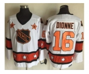 Los Angeles Kings #16 Marcel Dionne White Orange All Star CCM Throwback Stitched NHL Jersey