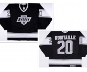 Los Angeles Kings #20 Luc Robitaille Black Throwback CCM Jersey