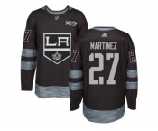 Los Angeles Kings #27 Alec Martinez Black 1917-2017 100th Anniversary Stitched NHL Jersey