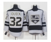 Los Angeles Kings #32 Jonathan Quick Gray Alternate Stitched NHL Jersey