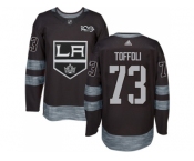 Los Angeles Kings #73 Tyler Toffoli Black 1917-2017 100th Anniversary Stitched NHL Jersey