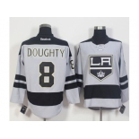 Los Angeles Kings #8 Drew Doughty Gray Alternate Stitched NHL Jersey