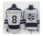 Los Angeles Kings #8 Drew Doughty Gray Alternate Stitched NHL Jersey