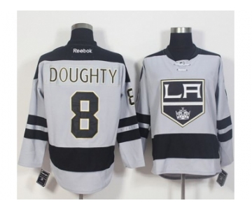 Los Angeles Kings #8 Drew Doughty Gray Alternate Stitched NHL Jersey