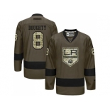 Los Angeles Kings #8 Drew Doughty Green Salute to Service Stitched NHL Jersey