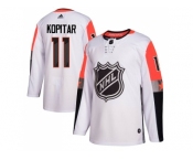 Men Adidas Los Angeles Kings #11 Anze Kopitar White 2018 All-Star Pacific Division Authentic Stitched NHL Jersey