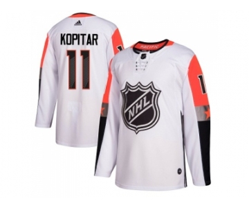 Men Adidas Los Angeles Kings #11 Anze Kopitar White 2018 All-Star Pacific Division Authentic Stitched NHL Jersey