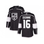 Men Adidas Los Angeles Kings #16 Marcel Dionne Black Home Authentic Stitched NHL Jersey