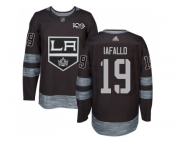 Men Adidas Los Angeles Kings #19 Alex Iafallo Black 1917-2017 100th Anniversary Stitched NHL Jersey