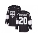 Men Adidas Los Angeles Kings #20 Luc Robitaille Black Home Authentic Stitched NHL Jersey