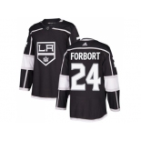 Men Adidas Los Angeles Kings #24 Derek Forbort Black Home Authentic Stitched NHL Jersey