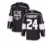 Men Adidas Los Angeles Kings #24 Derek Forbort Black Home Authentic Stitched NHL Jersey