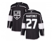 Men Adidas Los Angeles Kings #27 Alec Martinez Black Home Authentic Stitched NHL Jersey