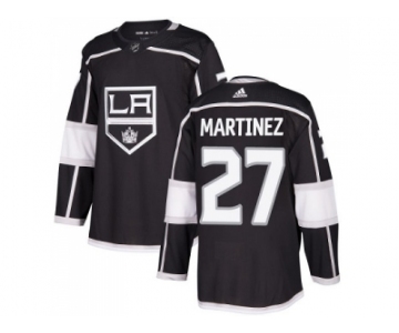 Men Adidas Los Angeles Kings #27 Alec Martinez Black Home Authentic Stitched NHL Jersey