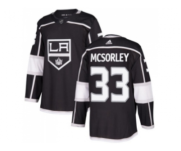 Men Adidas Los Angeles Kings #33 Marty Mcsorley Black Home Authentic Stitched NHL Jersey