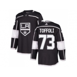 Men Adidas Los Angeles Kings #73 Tyler Toffoli Black Home Authentic Stitched NHL Jersey