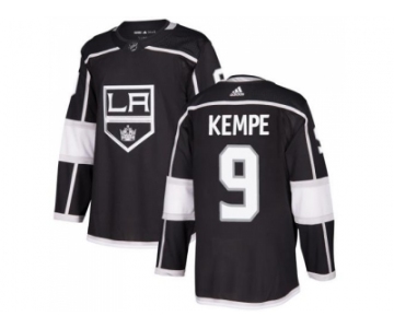 Men Adidas Los Angeles Kings #9 Adrian Kempe Black Home Authentic Stitched NHL Jersey