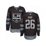 Men's Adidas Los Angeles Kings #26 Slava Voynov Authentic Black 1917-2017 100th Anniversary NHL Jersey