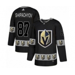 Men's Adidas Vegas Golden Knights #87 Vadim Shipachyov Authentic Black Team Logo Fashion NHL Jersey