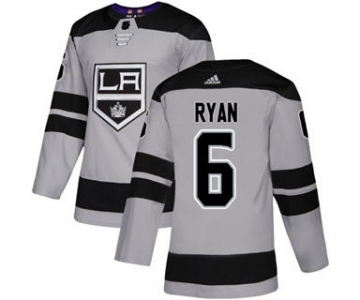 Men's Kings #6 Joakim Ryan Gray Alternate Authentic Stitched Hockey Jersey