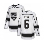 Men's Kings #6 Joakim Ryan White Road Authentic Stitched Hockey Jersey