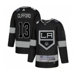 Men's LA Kings With Dodgers #13 Kyle Clifford Black Hockey Hockey Jersey