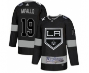 Men's LA Kings With Dodgers #19 Alex Iafallo Black Hockey Hockey Jersey