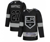 Men's LA Kings With Dodgers #27 Alec Martinez Black Hockey Hockey Jersey