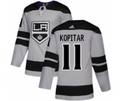 Men's Los Angeles Kings #11 Anze Kopitar Gray Alternate Stitched Hockey Jersey