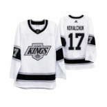 Men's Los Angeles Kings #17 Ilya Kovalchuk 2019-20 Heritage White Throwback 90s Hockey Jersey