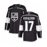 Men's Los Angeles Kings #17 Ilya Kovalchuk Black Home Stitched Hockey Jersey