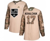 Men's Los Angeles Kings #17 Ilya Kovalchuk Camo 2017 Veterans Day Stitched Hockey Jersey