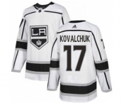 Men's Los Angeles Kings #17 Ilya Kovalchuk White Road Stitched Hockey Jersey