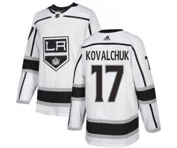 Men's Los Angeles Kings #17 Ilya Kovalchuk White Road Stitched Hockey Jersey