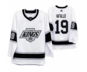 Men's Los Angeles Kings #19 Alex Iafallo 2019-20 Heritage White Throwback 90s Hockey Jersey