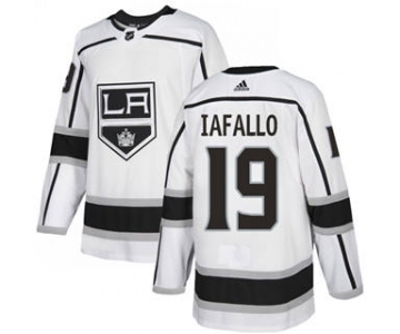 Men's Los Angeles Kings #19 Alex Iafallo White Road Stitched Hockey Jersey