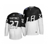 Men's Los Angeles Kings #27 Alec Martinez 2020 Stadium Series White Black Stitched Hockey Jersey