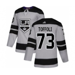 Men's Los Angeles Kings #73 Tyler Toffoli Gray Alternate Stitched Hockey Jersey