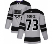 Men's Los Angeles Kings #73 Tyler Toffoli Gray Alternate Stitched Hockey Jersey