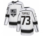 Men's Los Angeles Kings #73 Tyler Toffoli White Road Stitched Hockey Jersey