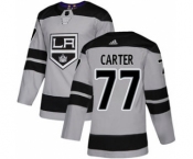 Men's Los Angeles Kings #77 Jeff Carter Gray Alternate Stitched Hockey Jersey