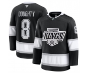 Men's Los Angeles Kings #8 Drew Doughty Black 2024-25 Home Stitched Hockey Jersey