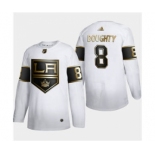 Men's Los Angeles Kings #8 Drew Doughty White Golden Edition Limited Stitched Hockey Jersey