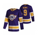 Men's Los Angeles Kings #9 Adrian Kempe Black 2020-21 Reverse Retro Alternate Hockey Jersey