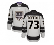 Men's Reebok Los Angeles Kings #73 Tyler Toffoli Authentic Gray Alternate NHL Jersey