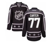 Men's Reebok Los Angeles Kings #77 Jeff Carter Authentic Black Pacific Division 2017 All-Star NHL Jersey